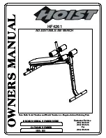 Preview for 1 page of Hoist Fitness HF4261 Owner'S Manual