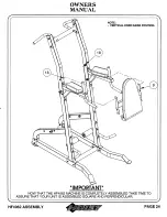 Предварительный просмотр 25 страницы Hoist Fitness HF4962 Owner'S Manual