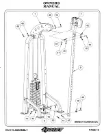 Предварительный просмотр 19 страницы Hoist Fitness HI-LO PULLEY HS1175 Owner'S Manual