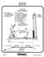 Предварительный просмотр 18 страницы Hoist Fitness HS1225 Owner'S Manual