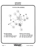 Preview for 12 page of Hoist Fitness KL2201 Owner'S Manual