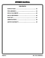 Preview for 2 page of Hoist Fitness MC-7015 Owner'S Manual