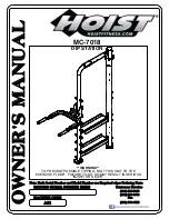 Hoist Fitness MC-7018 Owner'S Manual preview