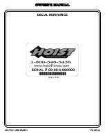 Preview for 7 page of Hoist Fitness MC-7031 Owner'S Manual