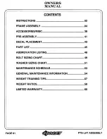 Preview for 2 page of Hoist Fitness PTS-LAT Owner'S Manual