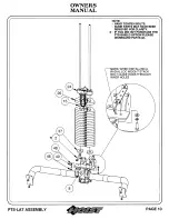 Preview for 11 page of Hoist Fitness PTS-LAT Owner'S Manual