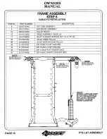 Preview for 20 page of Hoist Fitness PTS-LAT Owner'S Manual