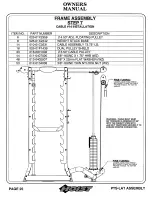 Preview for 26 page of Hoist Fitness PTS-LAT Owner'S Manual