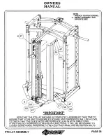 Preview for 39 page of Hoist Fitness PTS-LAT Owner'S Manual