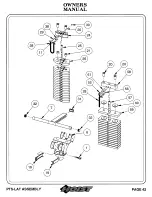 Preview for 43 page of Hoist Fitness PTS-LAT Owner'S Manual