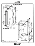 Preview for 44 page of Hoist Fitness PTS-LAT Owner'S Manual