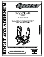 Hoist Fitness ROC-IT 402 Owner'S Manual Addendum preview