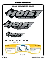 Preview for 30 page of Hoist Fitness ROC-IT RPL-5301-A Owner'S Manual