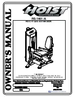 Hoist Fitness ROC-IT RS-1401 Owner'S Manual preview