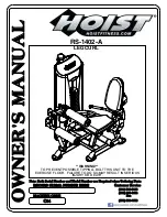 Hoist Fitness ROC-IT RS-1402 Owner'S Manual preview