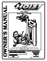 Hoist Fitness ROC-IT RS-1602 Owner'S Manual preview