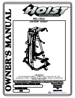 Preview for 1 page of Hoist Fitness ROC-IT RS-1700 Owner'S Manual