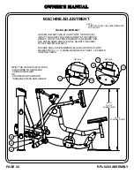 Предварительный просмотр 34 страницы Hoist Fitness RPL-5203 Owner'S Manual