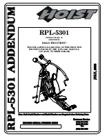 Preview for 1 page of Hoist Fitness RPL-5301 Owner'S Manual