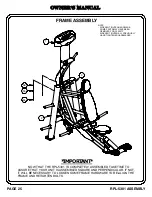 Preview for 28 page of Hoist Fitness RPL-5301 Owner'S Manual