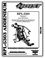 Hoist Fitness RPL-5303 Owner'S Manual preview