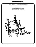 Preview for 4 page of Hoist Fitness RPL-5305 Owner'S Manual