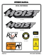 Preview for 30 page of Hoist Fitness RPL-5403-B Owner'S Manual