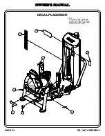 Предварительный просмотр 34 страницы Hoist Fitness RS-1407 Owner'S Manual