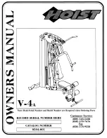 Hoist Fitness V-4a Owner'S Manual preview