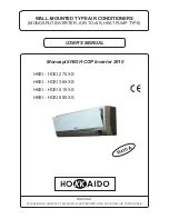 Предварительный просмотр 1 страницы Hokkaido HCKI 275 XS User Manual