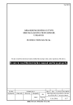 HOKUYO AUTOMATIC UBG-05LN Instruction Manual preview
