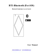 Holars AB BT1-Bluetooth IC User Manual предпросмотр