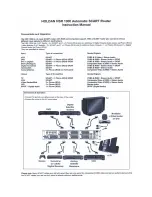 Holdan HSR 1000 Instruction Manual предпросмотр