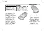 Предварительный просмотр 221 страницы HOLDEN MY19 AC Acadia Owner'S Manual