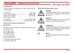 Preview for 4 page of Holder A-Trac 5.58 P Operating Instructions Manual