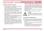 Preview for 129 page of Holder A-Trac 5.58 P Operating Instructions Manual