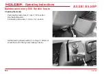 Preview for 156 page of Holder A-Trac 5.58 P Operating Instructions Manual