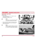 Предварительный просмотр 56 страницы Holder C-Trac 4.74 Operating Instructions Manual