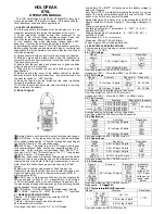 HoldPeak 870L Operation Manual предпросмотр