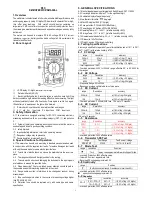 Preview for 1 page of HoldPeak HP-36C Operator'S Manual