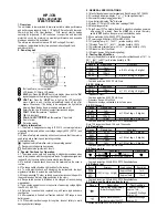 HoldPeak HP-37A Operator'S Manual preview