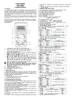 HoldPeak HP-90EPC Operator'S Manual preview