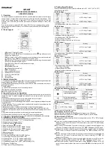 HoldPeak HP-90F Operator'S Manual preview