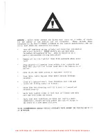 Preview for 3 page of Holdsworth 1993 Volkswagen Villa XL Owner'S Manual