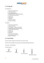 Предварительный просмотр 9 страницы Holemaker Technology VERSADRIVE V125T Instruction Manual