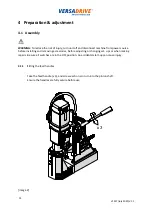 Предварительный просмотр 13 страницы Holemaker Technology VERSADRIVE V125T Instruction Manual