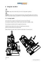 Предварительный просмотр 21 страницы Holemaker Technology VERSADRIVE V125T Instruction Manual