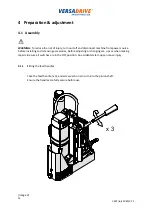 Предварительный просмотр 13 страницы Holemaker Technology VERSADRIVE V60T Original Instructions Manual