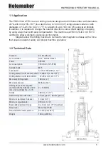 Предварительный просмотр 5 страницы HOLEMAKER HMPRO200A Operator'S Manual