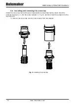 Предварительный просмотр 12 страницы HOLEMAKER HMPRO200A Operator'S Manual